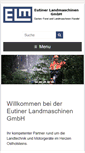 Mobile Screenshot of eutiner-landmaschinen.de